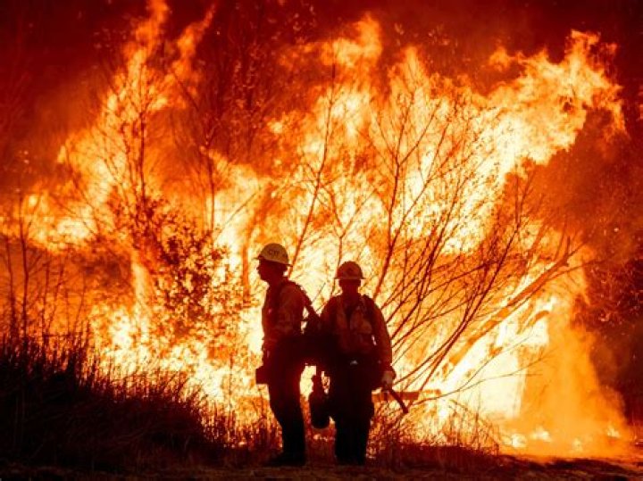 California Wildfires Blackout In San Bernardino