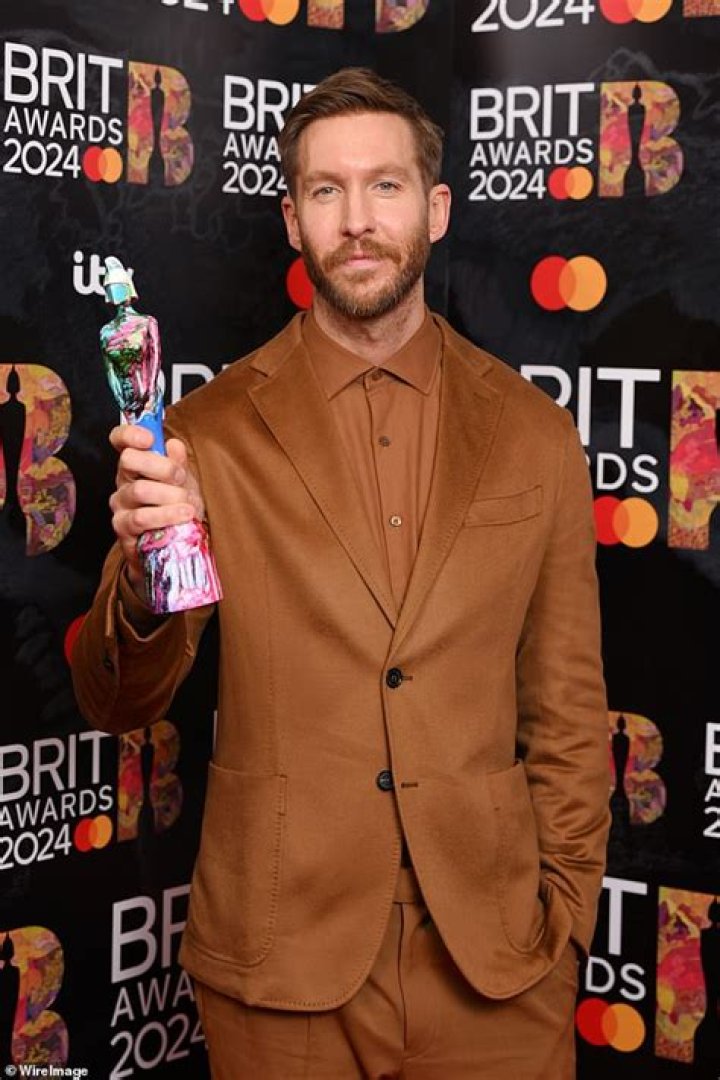 Calvin Harris 39th Brit Awards, Press Room, The O2 Arena, London, UK - 20 Feb 2019