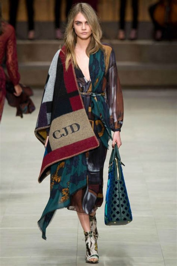 Cara Delevingne in Burberry