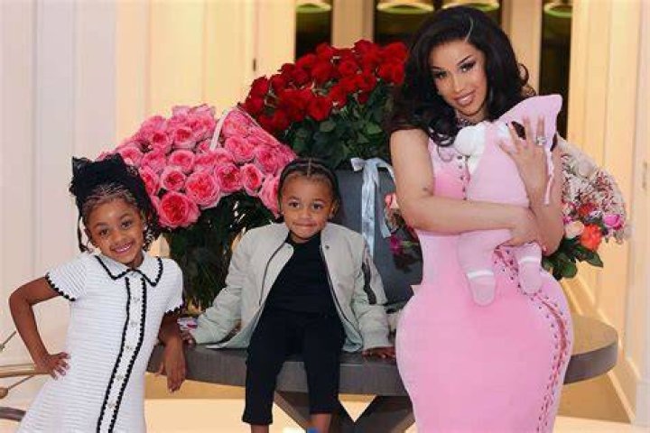 Cardi B, Offset & daughter Kulture in LA