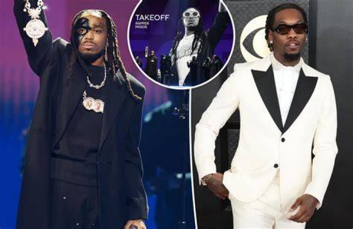 Cardi B, Offset, and Quavo arrive at the Super Bowl in Miami