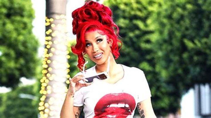 Cardi B Rocks White Thong Swimsuit & Rainbow Hair: Photos – Hollywood Life