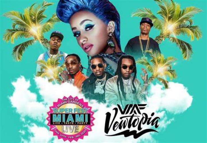 Cardi B Superfest Miami Live, Florida, USA - 02 Feb 2020