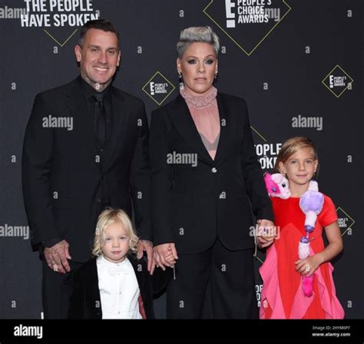 Carey Hart, Pink, Willow Sage Hart and Jameson Moon Hart 53rd Annual CMA Awards, Arrivals, Bridgestone Arena, Nashville, USA - 13 Nov 2019