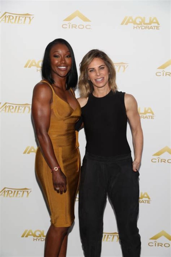 Carmelita Jeter and Jillian Michaels