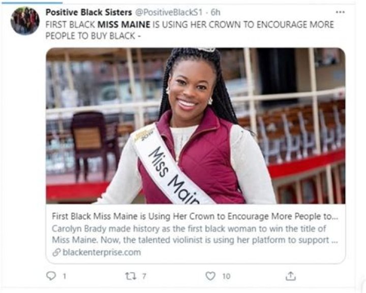 Carolyn Brady &mdash; Miss Maine