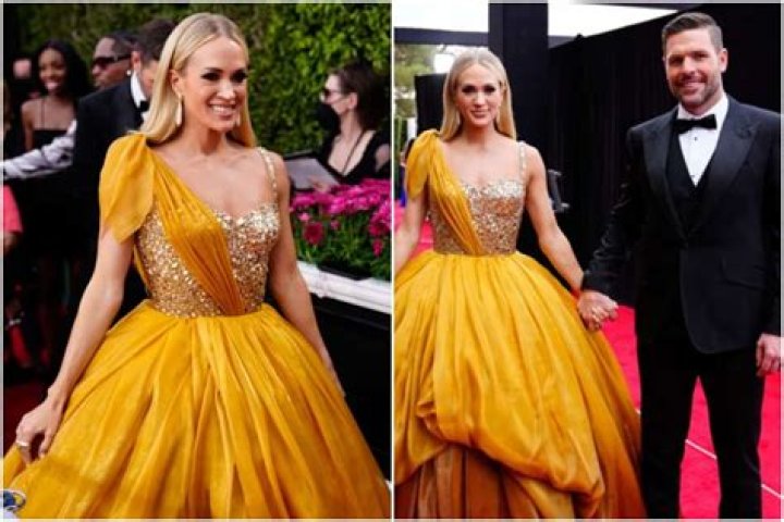 carrie underwood mike fisher grammys 20222