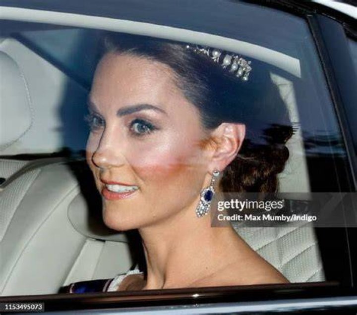 Catherine Duchess of Cambridge departs Kensington Palace. Later today she will attend the funeral of Prince Philip Duke of Edinburgh at Windsor Castle . Funeral of Prince Philip Duke of Edinburgh, London, UK - 17 Apr 2021