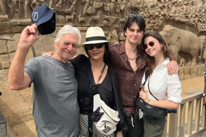 Catherine Zeta Jones & Michael Douglas Take Romantic Helicopter Ride To Celebrate Birthday