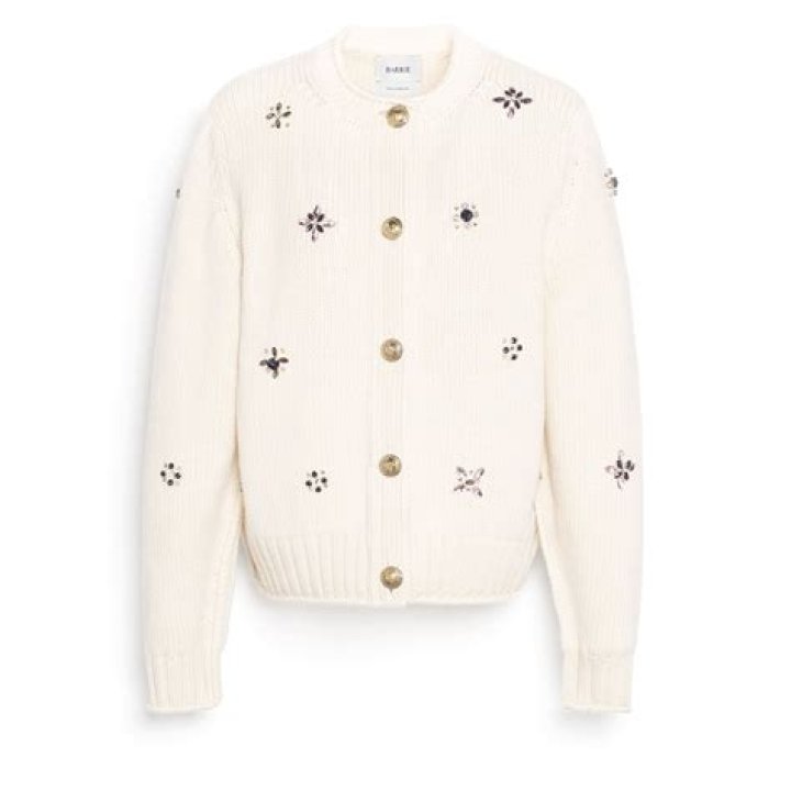 CAxLZ Cardigan & Rose Gold Sequin Top