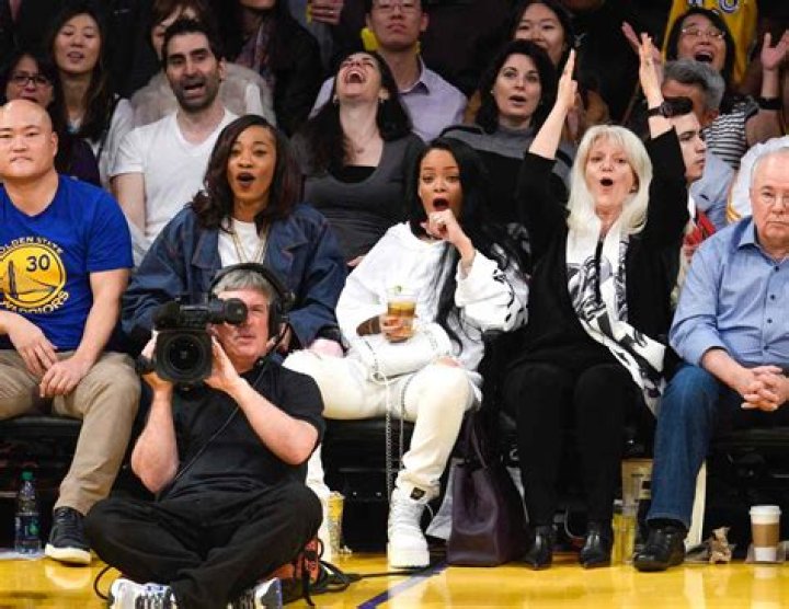 Celebrities At Basketball Games