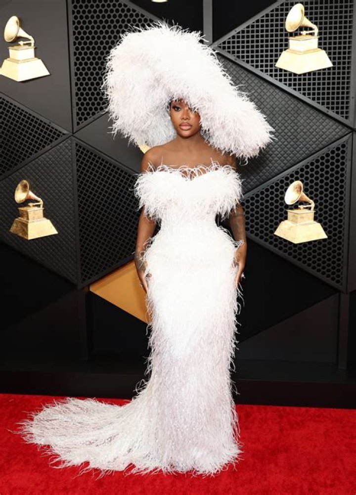 Celebrities wearing feathers