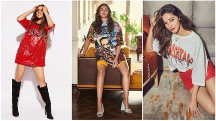 Celebs In Oversized Shirts & Thigh-High Boots