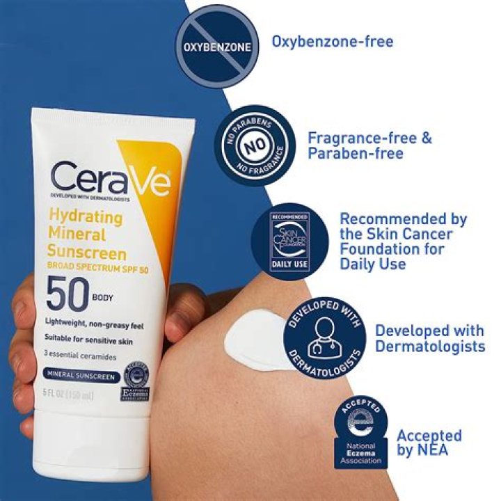 CeraVe Hydrating Sunscreen Body 50