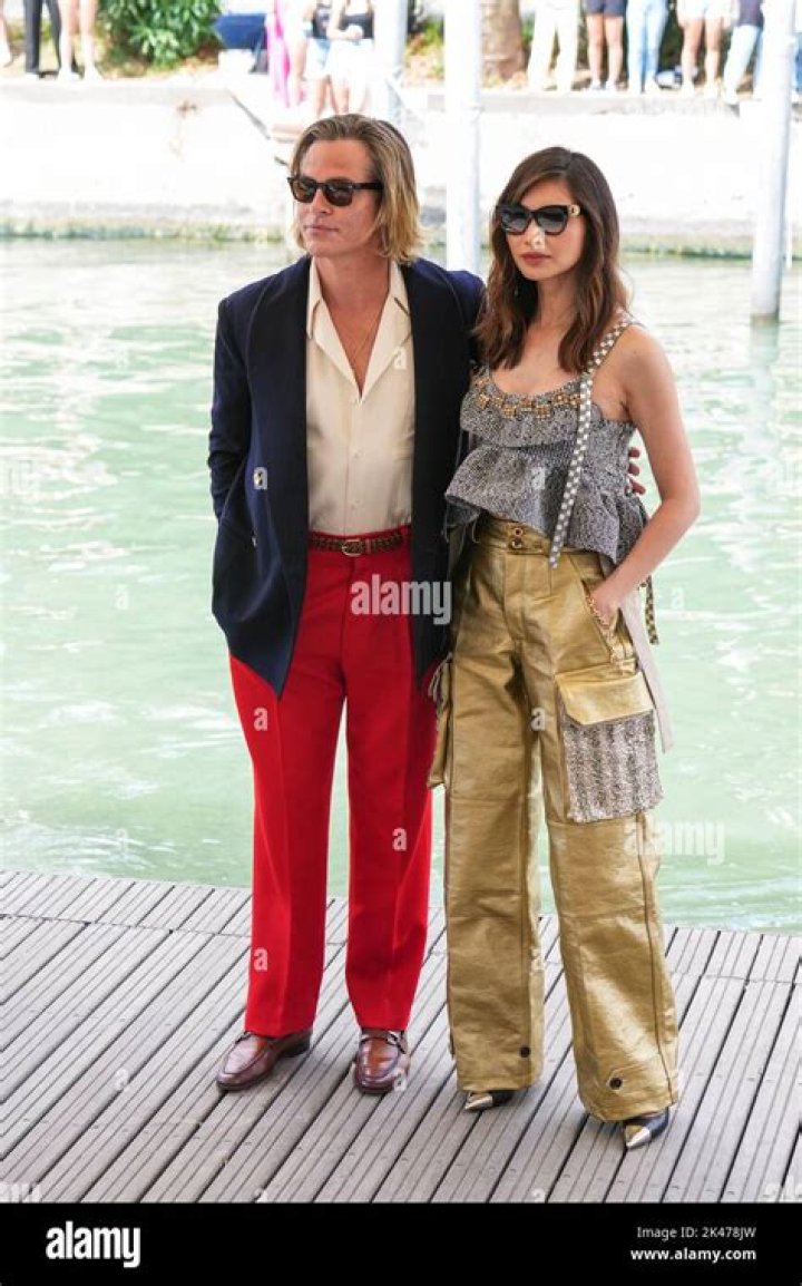 Chris Pine and Gemma Chan at the 79th Venice International Film Festival