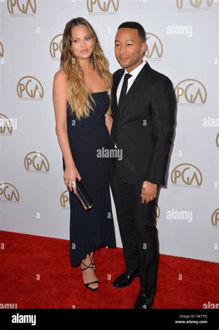 Chrissy Teigen at the 2017 Oscars