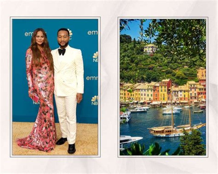 Chrissy Teigen Yachts In Portofino