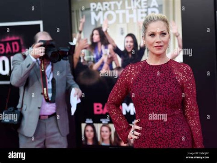 Christina Applegate, a cast member in "Bad Moms," poses at the premiere of the film at the Mann Village Theatre, in Los Angeles LA Premiere of "Bad Moms" - Arrivals, Los Angeles, USA