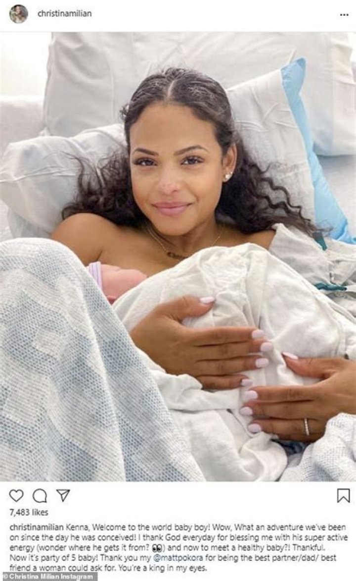 Christina Milian breastfeeds in PrettyLittleThing