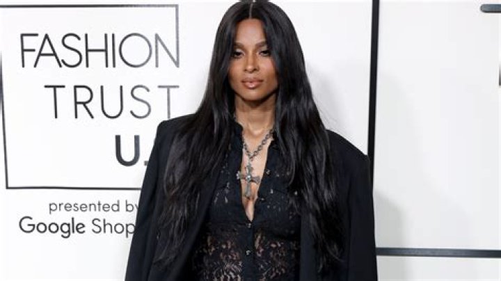 Ciara wearing black lace