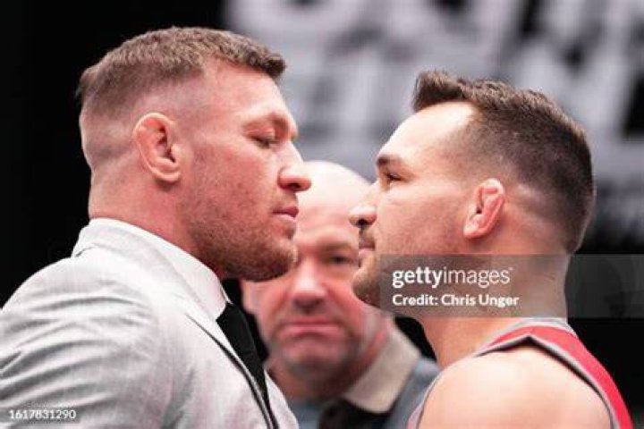 Conor McGregor and Michael Chandler