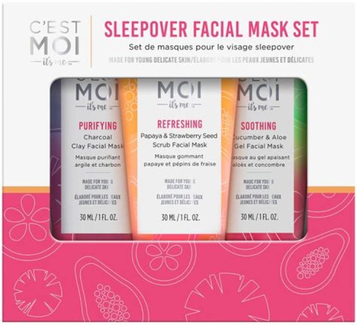 C&rsquo;est Moi Sleepover Facial Mask Set, $19, cestmoi.com, amazon.com