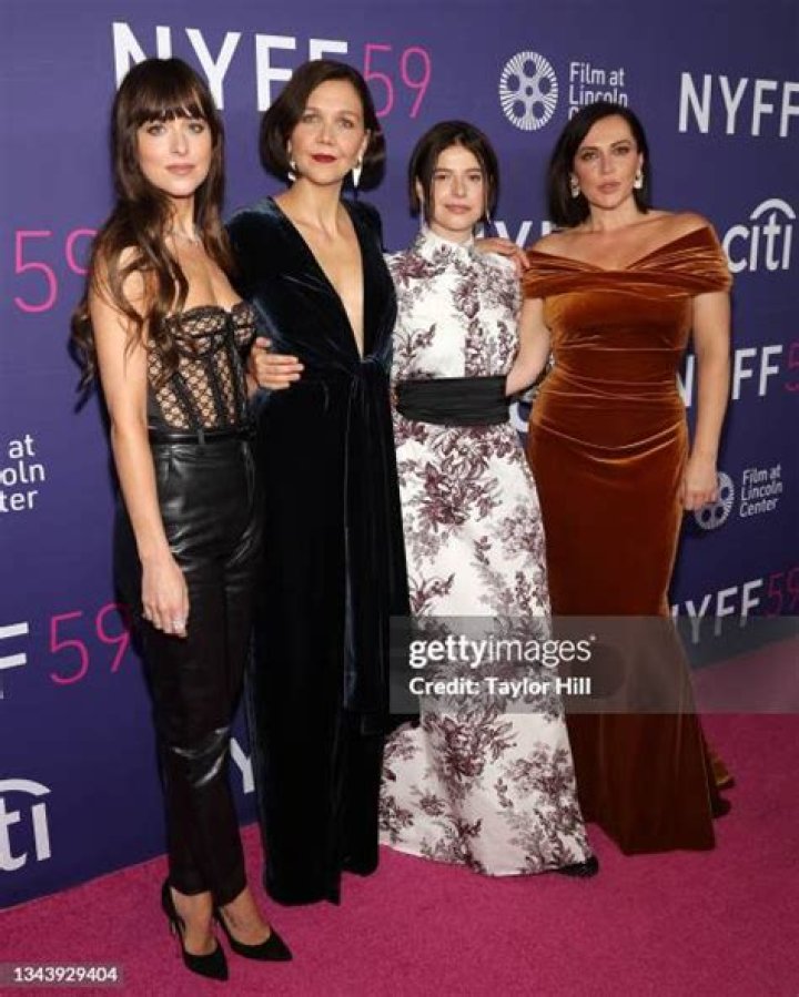Dakota Johnson, Maggie Gyllenhaal, Jesse Buckley and Dagmara Dominczyk 'The Lost Daughter', 59th New York Film Festival, New York, USA - 29 Sep 2021