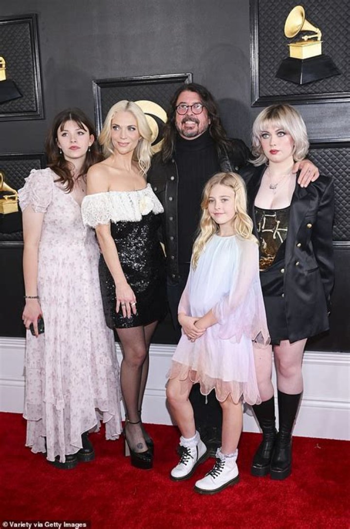 Dave Grohl & His Family