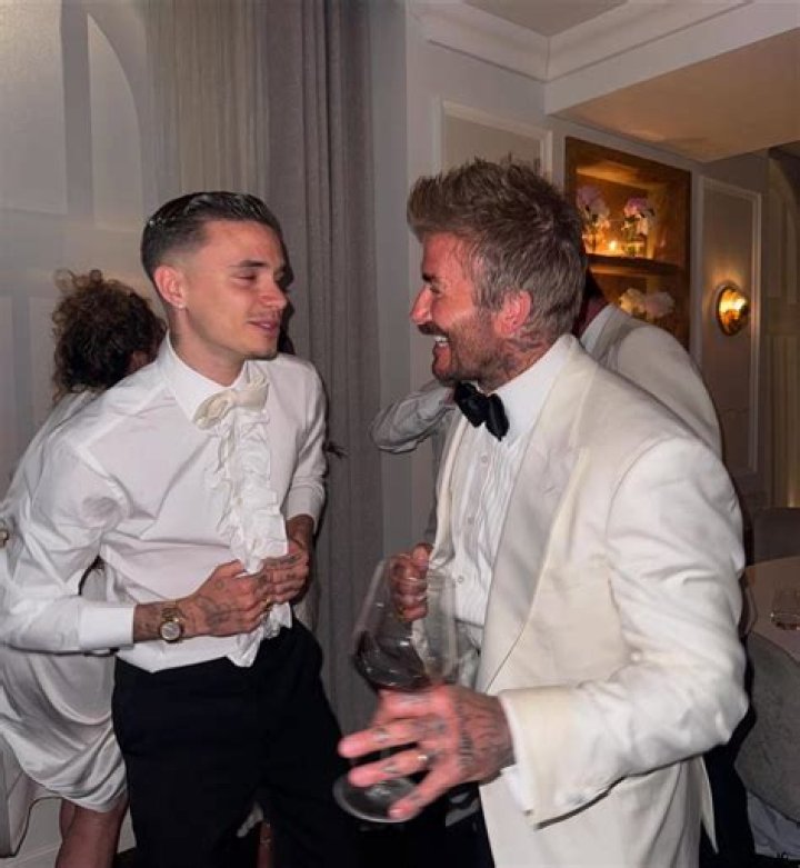 david beckham and romeo and cruz
