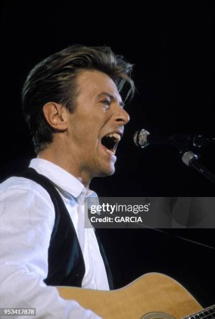 David Bowie in 1990