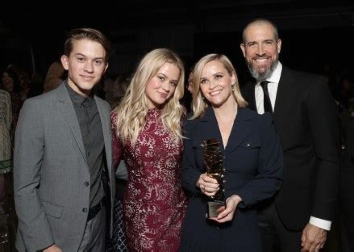 Deacon Phillippe, Ava Phillippe, Reese Witherspoon and Jim Toth The Hollywood Reporter's 'Women in Entertainment' Gala, Inside, Milk Studios, Los Angeles, USA - 11 Dec 2019