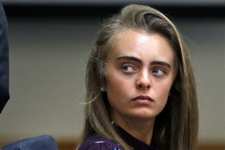 Defendant Michelle Carter listens to testimony at Taunton District Court in Taunton, Mass., in Taunton, Mass. Carter was convicted in June by a judge who said her final instruction to Conrad Roy III caused his death. Carter&acirc;??s attorneys filed the notice that they intend to appeal her conviction and 15-month jail sentence Wednesday, Aug. 30, in Juvenile Court in Taunton. (AP Photo/Charles Krupa, Pool, File) Texting suicide case, Taunton, Mass, USA - 08 Jun 2017