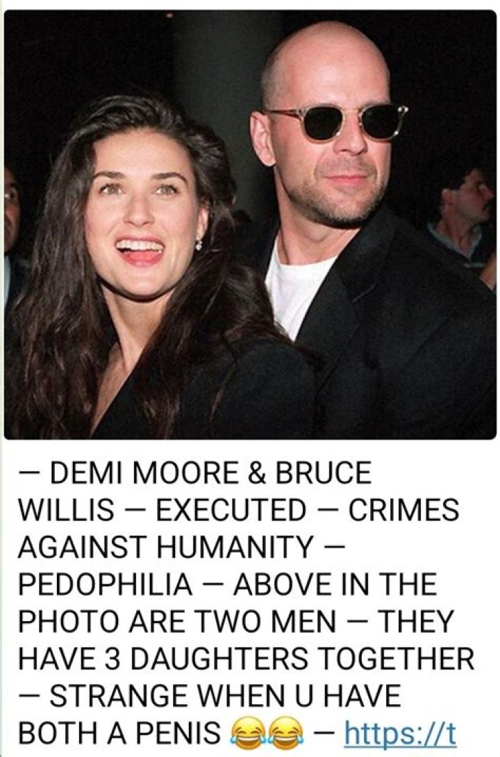 Demi Moore & Bruce Willis at an Event in 1990