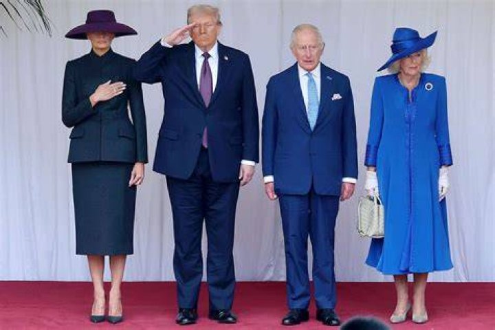 Donald Melania Trump Prince Charles Camilla