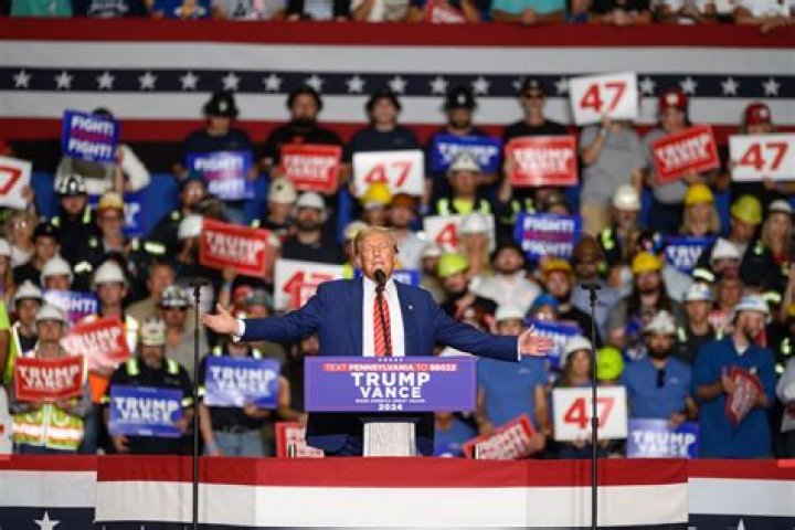 Donald Trump Campaigning For Re-Election in Scranton