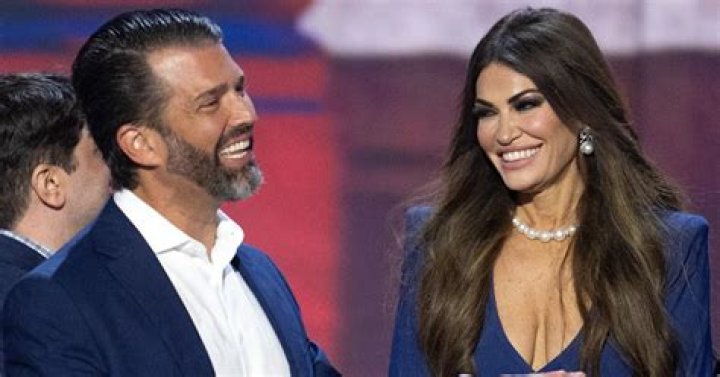 Donald Trump Jr. & Kimberly Guilfoyle At The Funeral