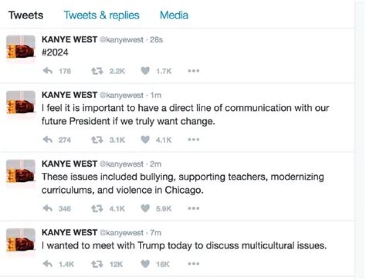 Donald Trump’s ‘Insanity’ & ‘Cray’ Remarks Are Motivating Kanye West To Run For President