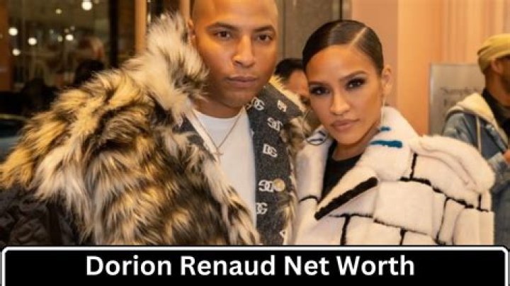 Dorion Renaud poses with Megan Thee Stallion