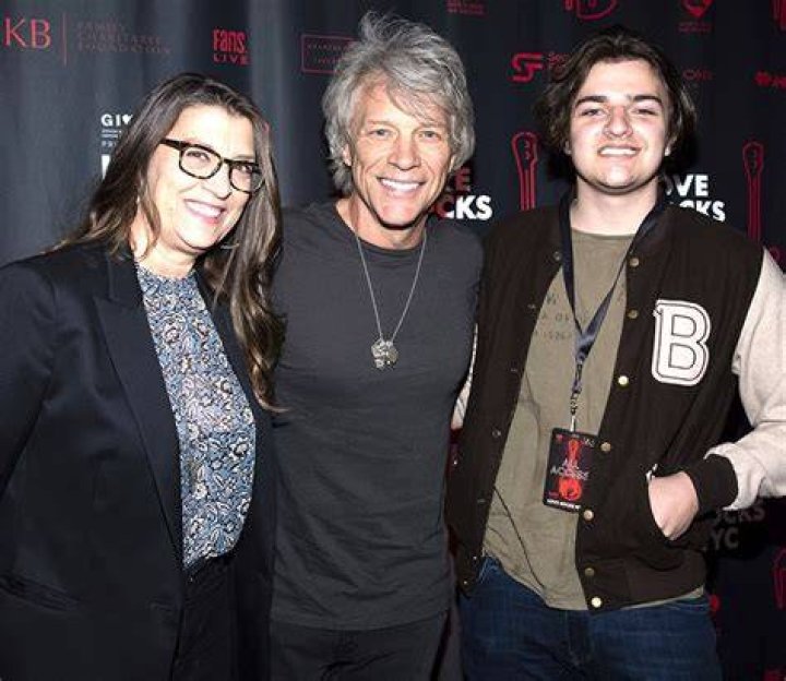 Dorothea Bongiov, left, Jon Bon Jovi and Romeo Bongiovi arrive to the fifth annual Love Rocks NYC concert to benefit God's Love We Deliver at the Beacon Theatre, in New York Fifth Annual Love Rocks NYC, New York, United States - 03 Jun 2021
