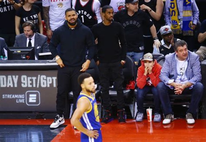 Drake at the NBA Finals