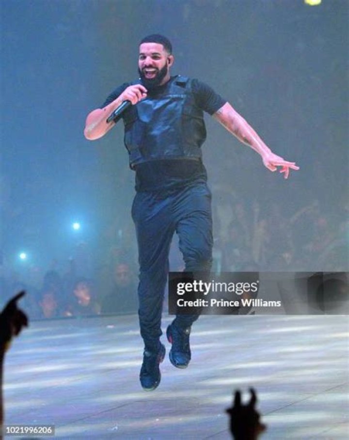 Drake performs at an event