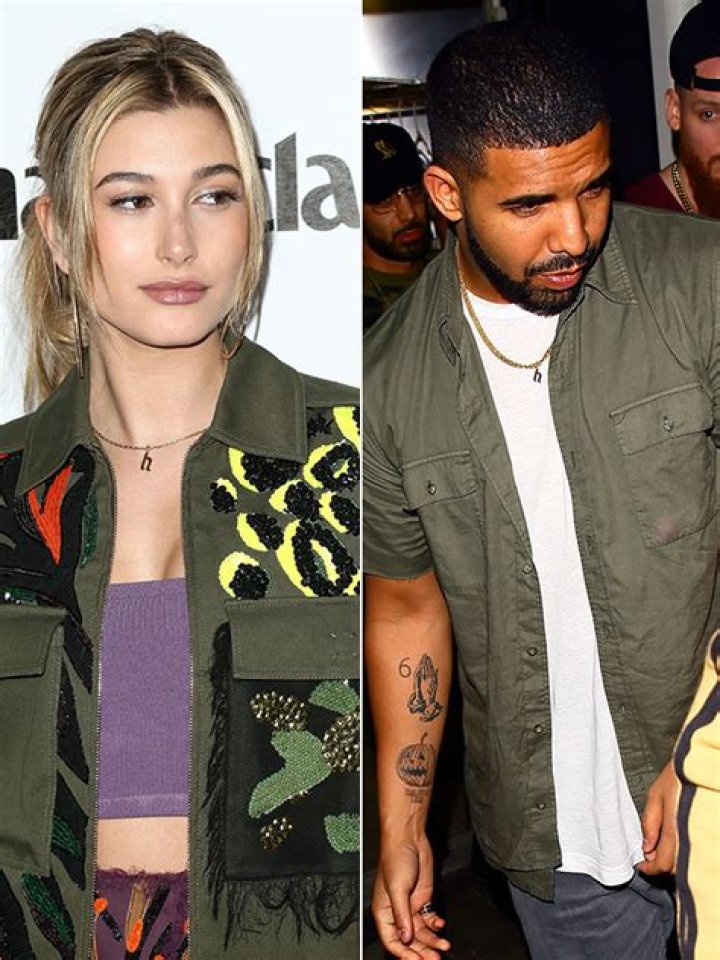 Drake Wearing Hailey Baldwin Necklace