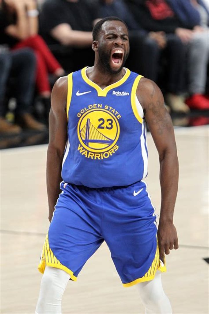 Draymond Green Golden State Warriors at Cleveland Cavaliers, USA - 08 Jun 2017 Golden State Warriors forward Draymond Green making his way to media availability during practice on the day before game four of the NBA Finals basketball game at Quicken Loans Arena in Cleveland, Ohio, USA, 08 June 2017.