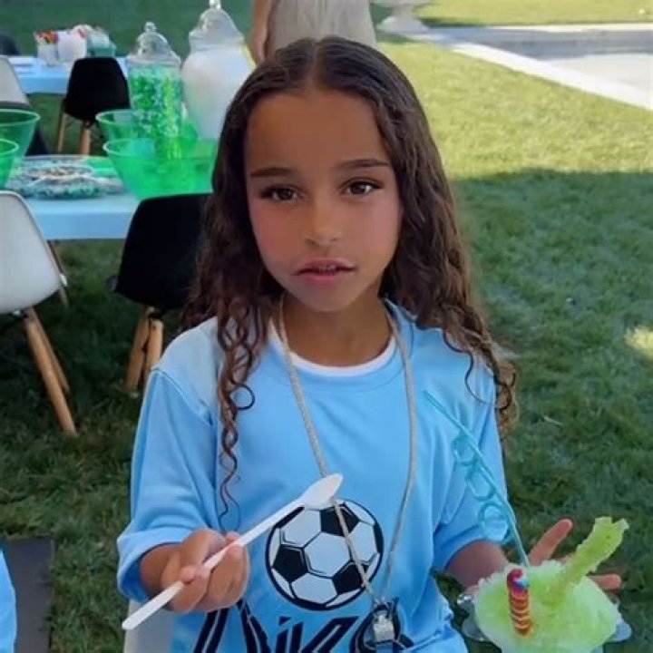 Dream Kardashian at a Soccer Game