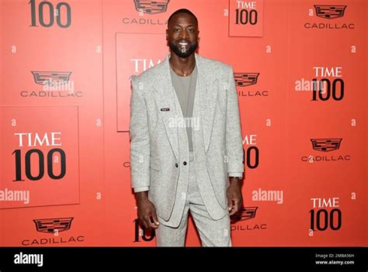 Dwyane Wade on the TIME100 Gala Red Carpet
