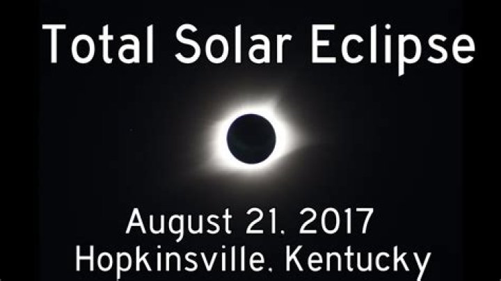 Eclipse Kentucky, Hopkinsville, USA &ndash; August, 21, 2017