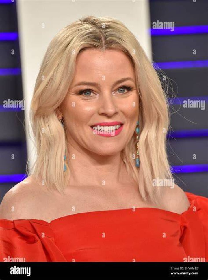 Elizabeth Banks Vanity Fair Oscar Party, Arrivals, Los Angeles, USA - 09 Feb 2020 Wearing Badgley Mischka, Worn Before (2004) *445488bs