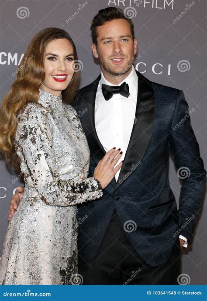 Elizabeth Chambers and Armie Hammer in the front row Salvatore Ferragamo show, Front Row, Spring Summer 2019, Milan Fashion Week, Italy - 22 Sep 2018