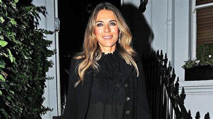 Elizabeth Hurley’s Bra Peeks Through Her Sheer Top During Night Out – Hollywood Life