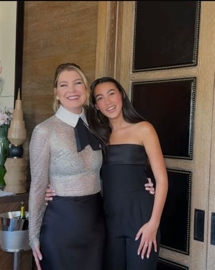 Ellen Pompeo & Daughter Sienna At Michael Kors